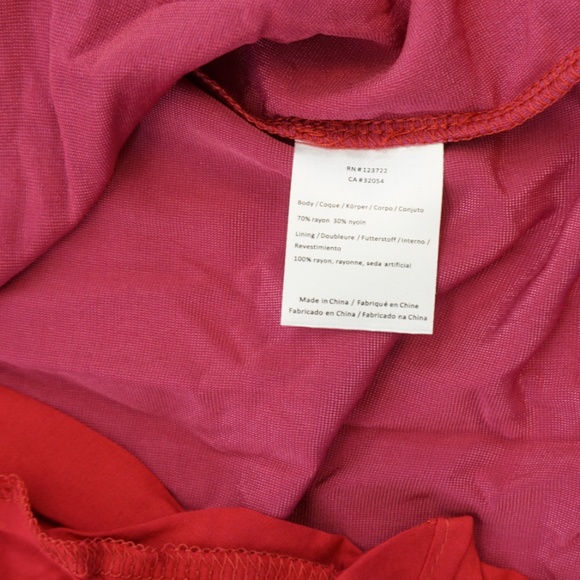 Beltaine Red Velvet Holiday Party Dress - Picture 4 of 8